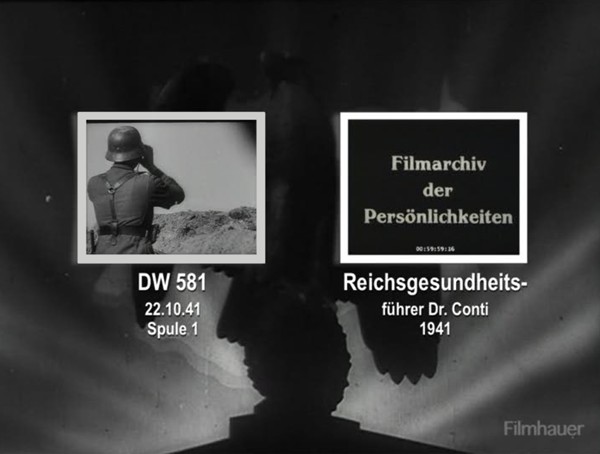 VERLORENE DW 581 22.10.41 - REICHSGESUNDHEITSFÜHRER DR. CONTI 1941