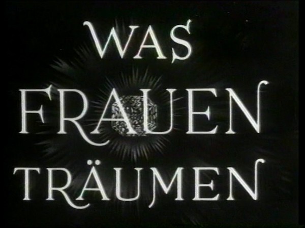 WAS FRAUEN TRÄUMEN 1933