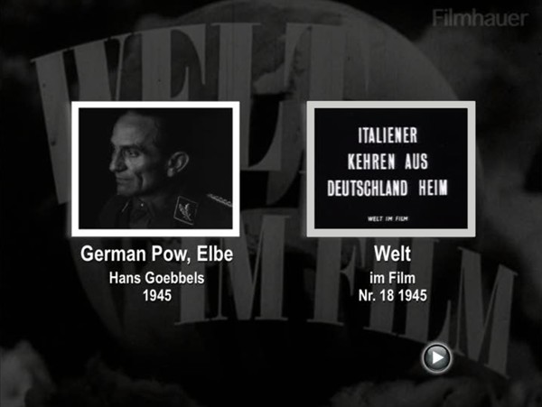 WELT IM FILM Nr. 18 - 25 - SURRENDER HANS GOEBBELS 1945